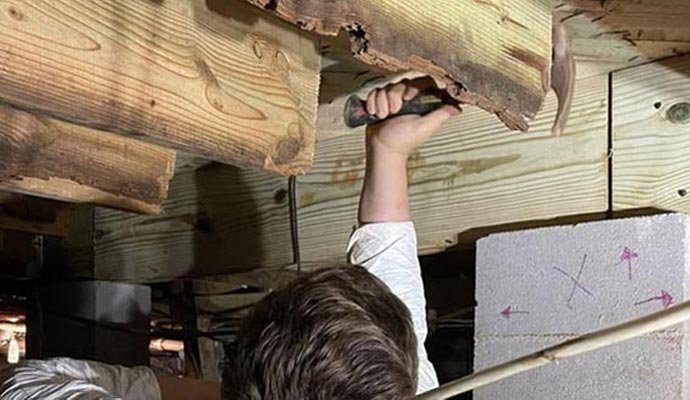 Band sill repair service