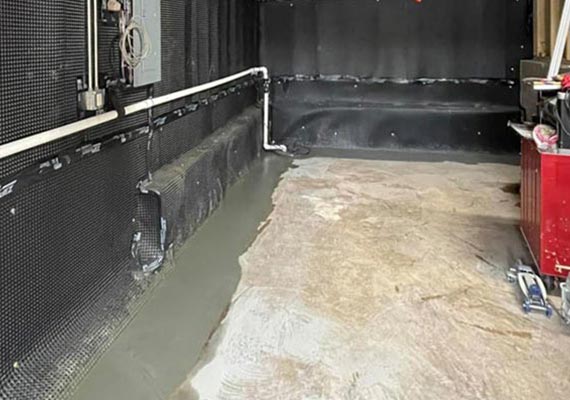 Basement crawl space