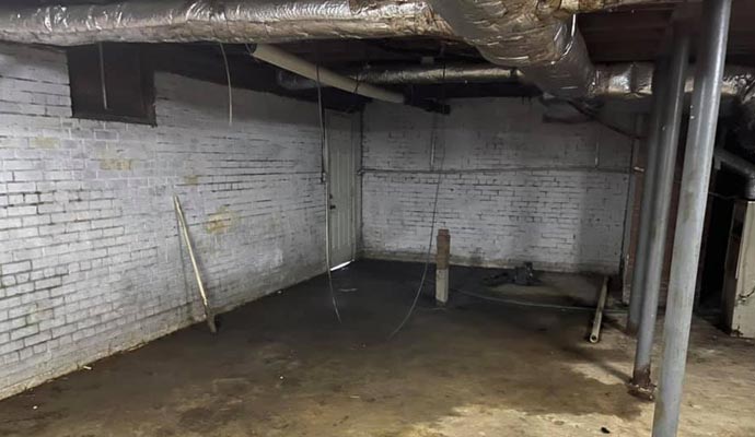 water leaking in basement