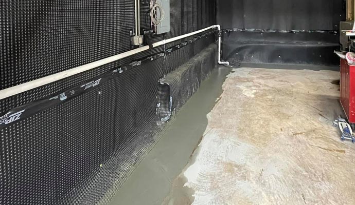 waterproofing basement in Dallas