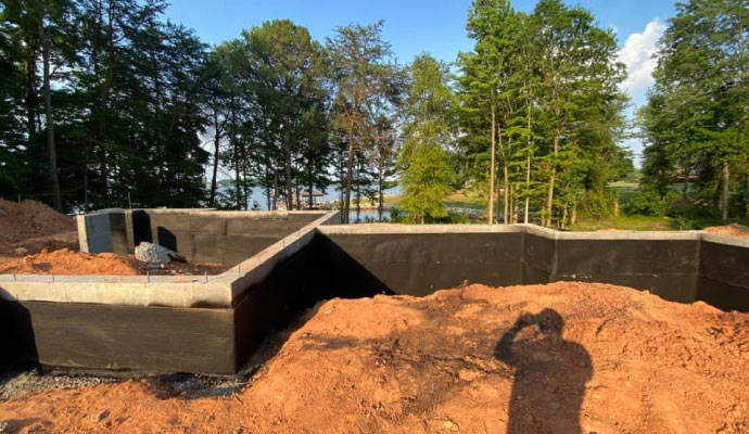 New construction foundation