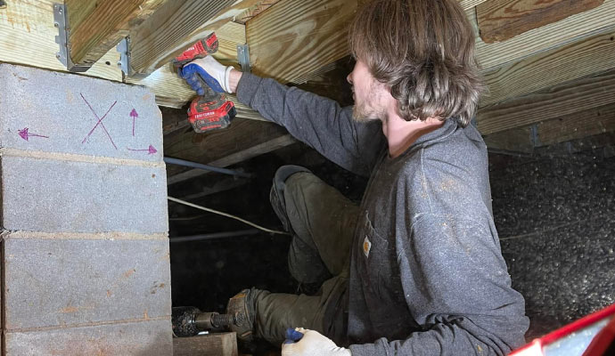 Crawlspace repairing service