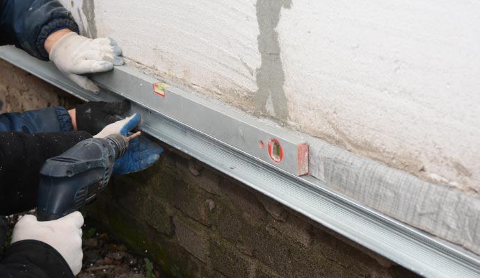 Damaged foundation