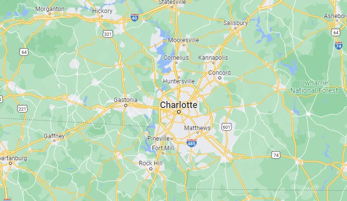 DryWorx Service Area Map