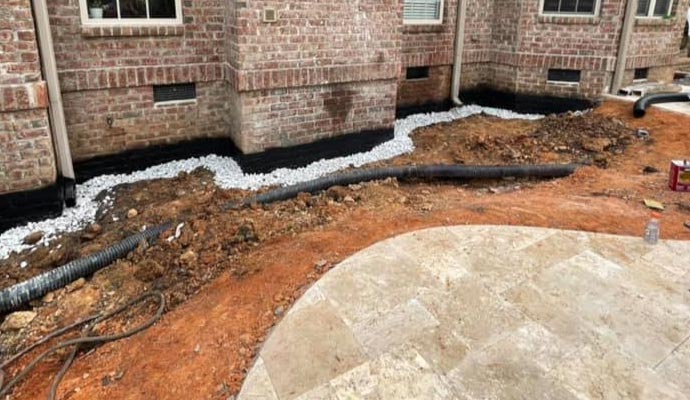 Exterior foundation repair