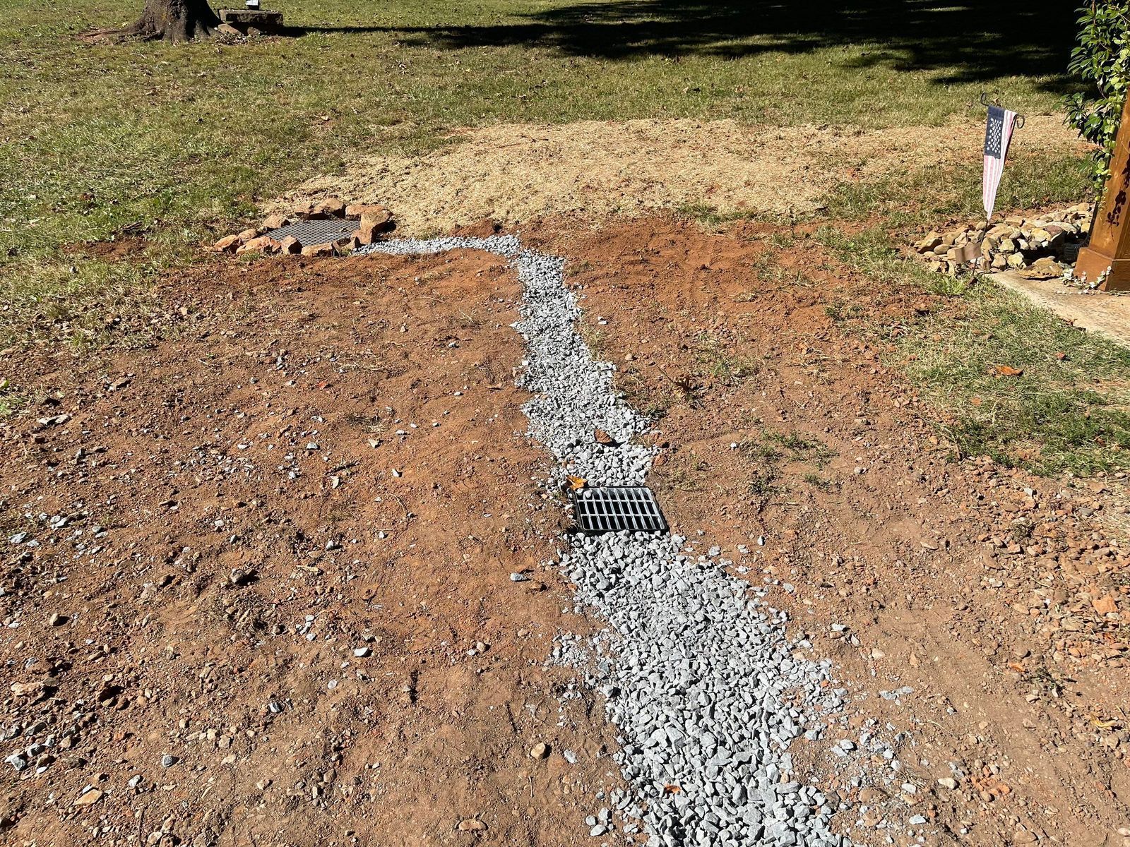 Exterior French Drain and Dehumidifier Installation 3