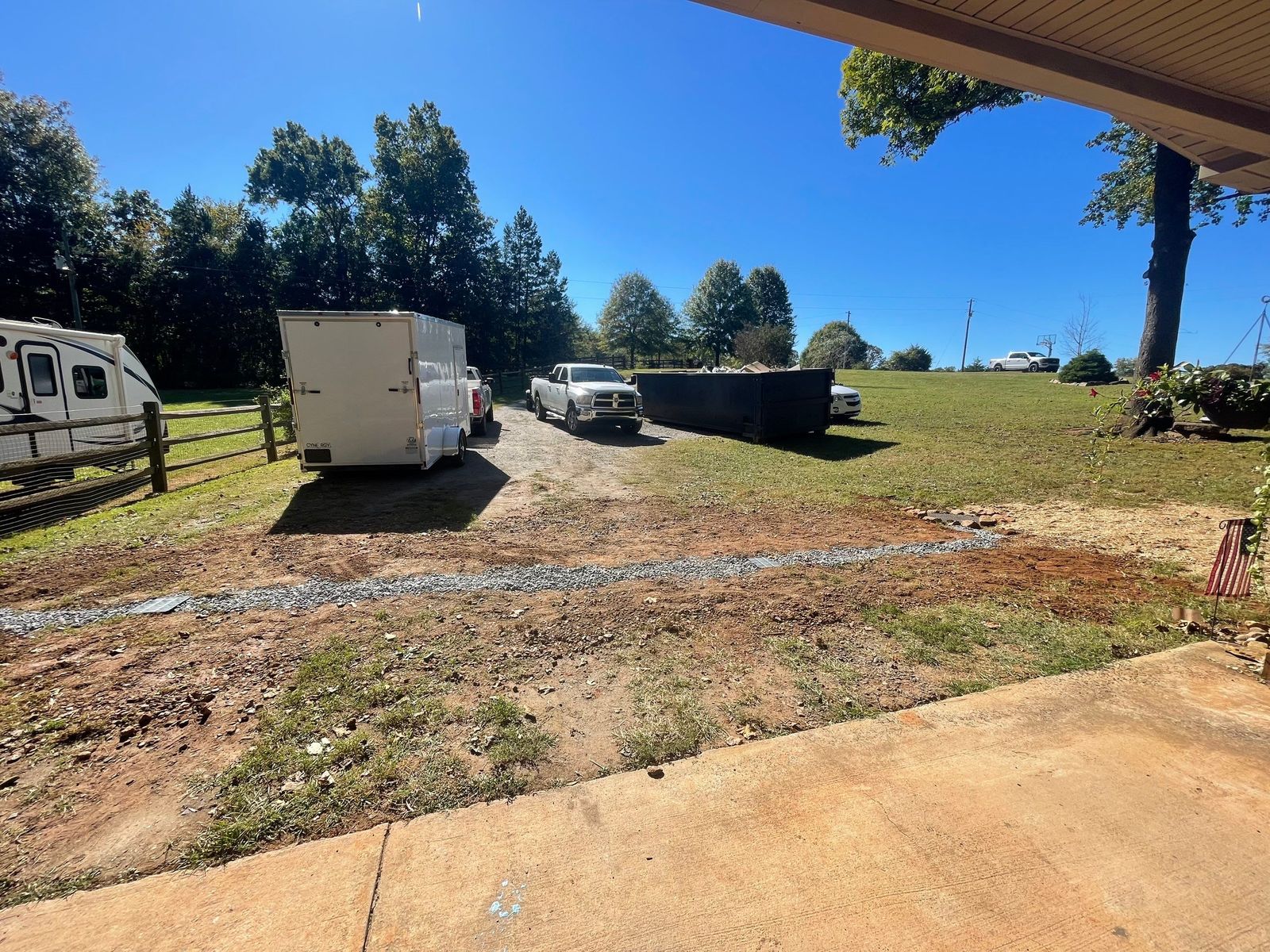 Exterior French Drain and Dehumidifier Installation 5