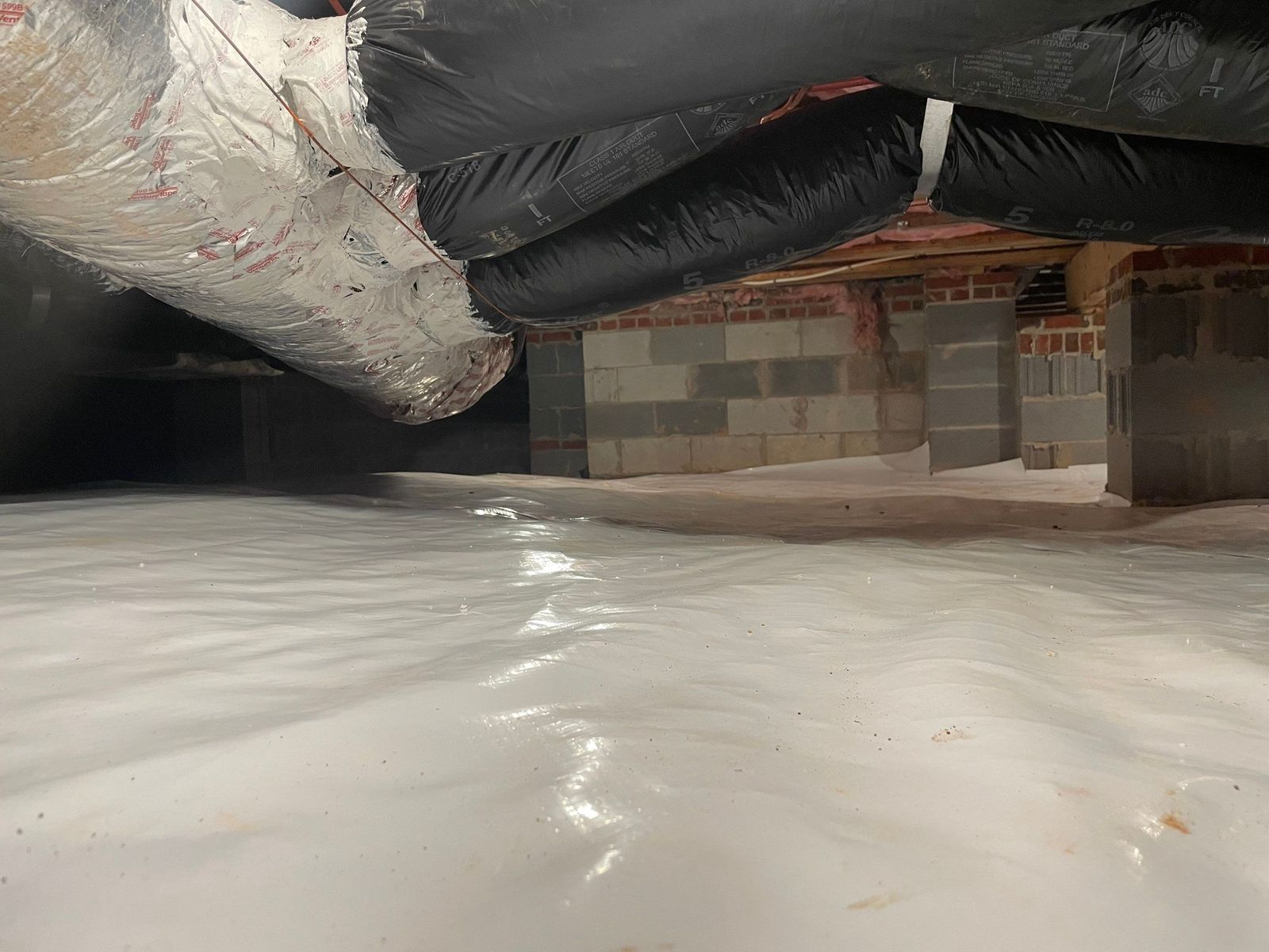 Dehumidifier Installation and Joist Repair