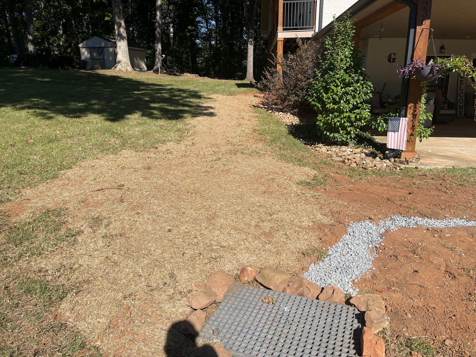 Exterior French Drain and Dehumidifier Installation 2