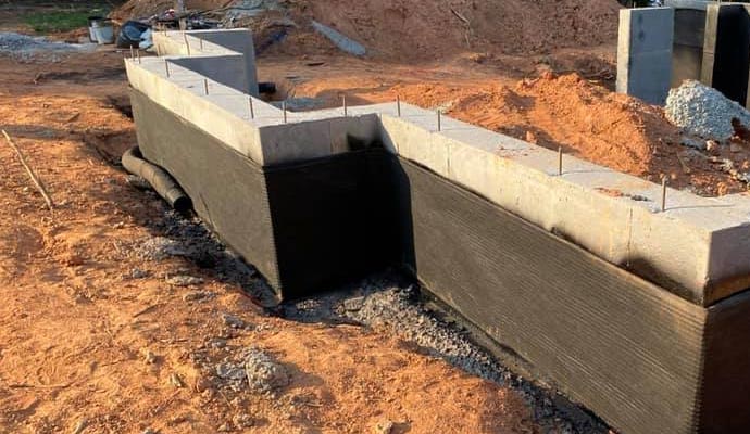 New construction foundation