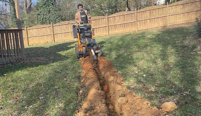 French Drain Installation in Charlotte and Lake Norman