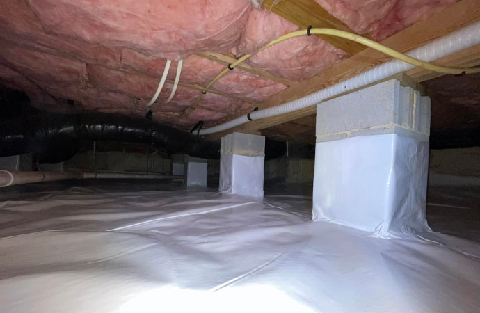 Repairing Crawl Space with DryWorx