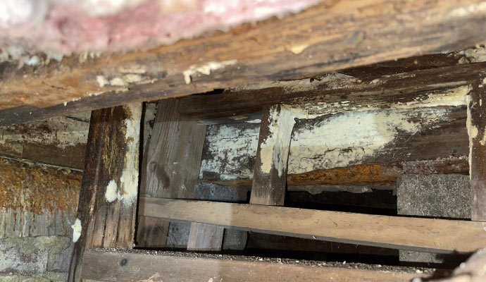 Damage termite