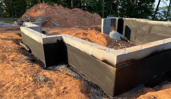 New home foundation