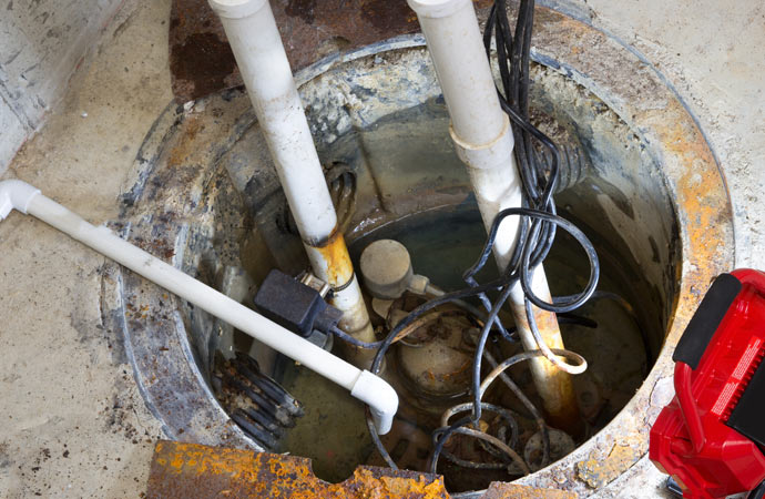 Sump pump repair