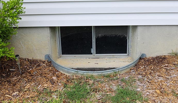 waterproofed basement windows